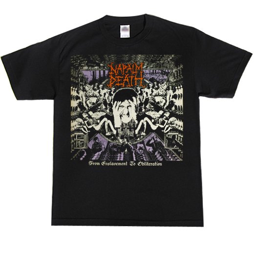 Napalm Death / ナパーム・デス - From Enslavement To Obliteration. Tシャツ【お取寄せ】