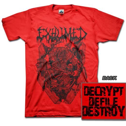 ڤ󤻡Exhumed / 塼 - Casket Crusher (Red). T