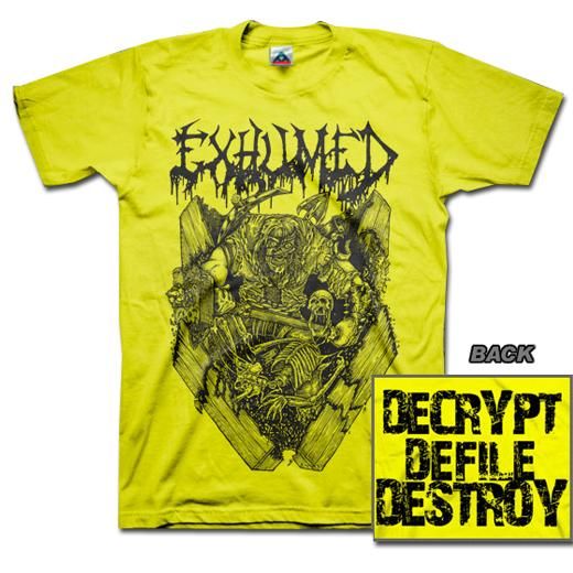 ڤ󤻡Exhumed / 塼 - Casket Crusher (Yellow). T