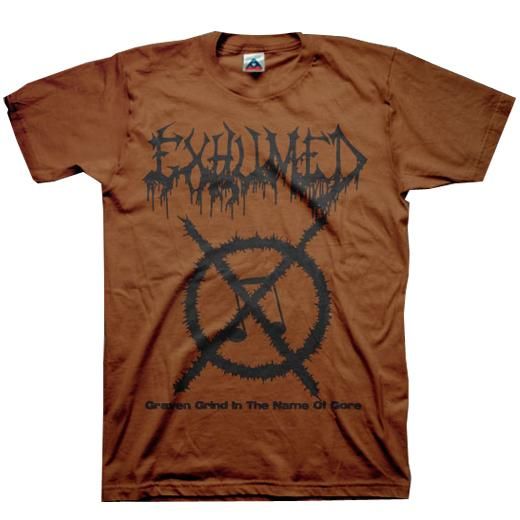 ڤ󤻡Exhumed / 塼 - Grind Symbol (Chocolate). T