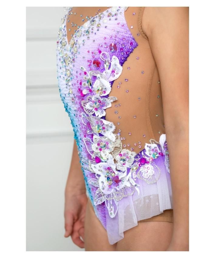 新体操 競技用レオタード スワロフスキー 新体操,輸入,手作りレオタード, ロシア, ジュニア選手権