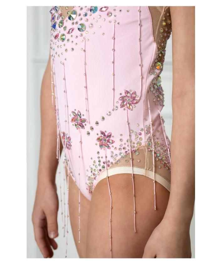 新体操 競技用レオタード スワロフスキー 新体操,輸入,手作りレオタード, ロシア, ジュニア選手権