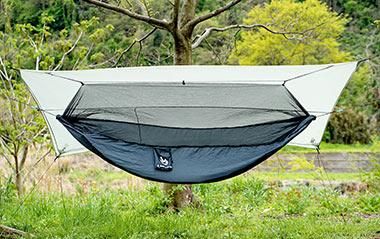 ウルトラライト・ハンモック・タープ - キャンプ用品 テント