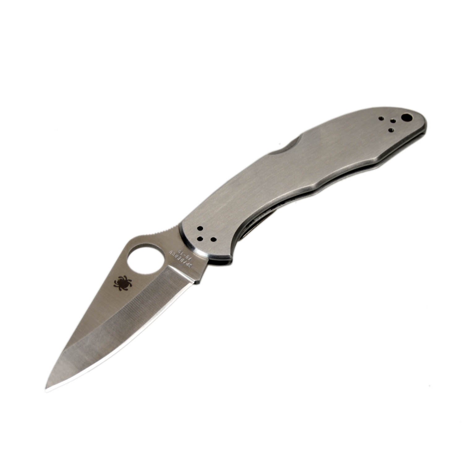 SPYDERCO デリカ4SS ステンレスハンドル VG-10 ストレートエッジ - キャンプ用品の ブッシュクラフトJP -