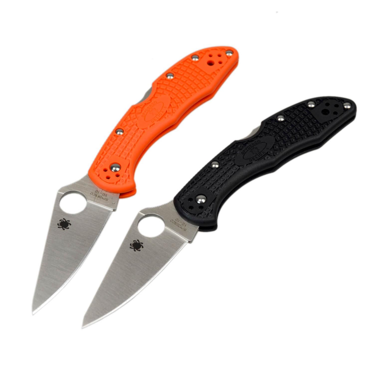 SPYDERCO デリカ4SS ステンレスハンドル VG-10 ストレートエッジ SPYDERCO デリカ4SS ステンレスハンドル VG-10 ストレートエッジ