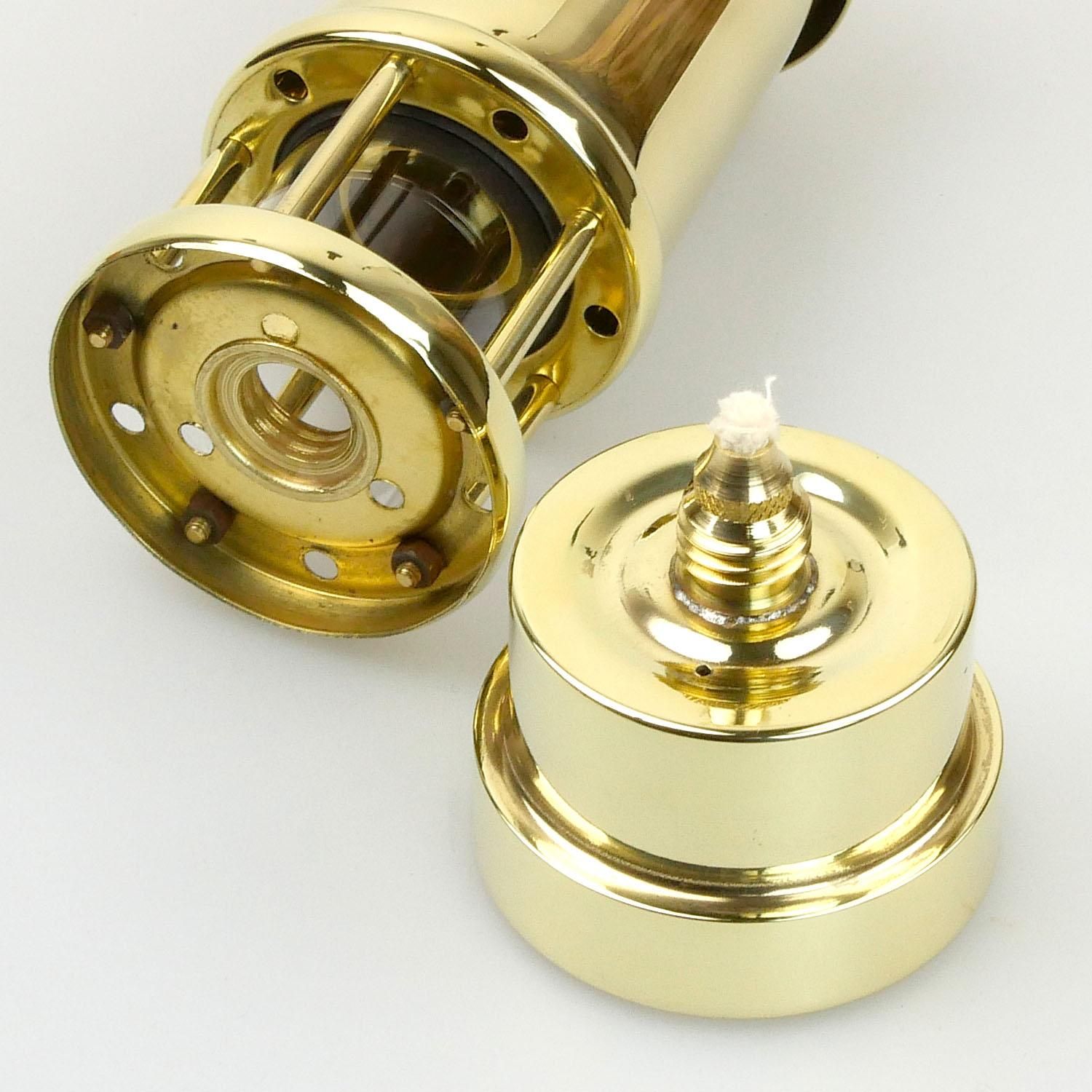 JDバーフォード マイナーズランプ Mサイズ / ニッケル&ブラス #N58 JDバーフォード マイナーズランプ Mサイズ / ニッケル&ブラス #N58