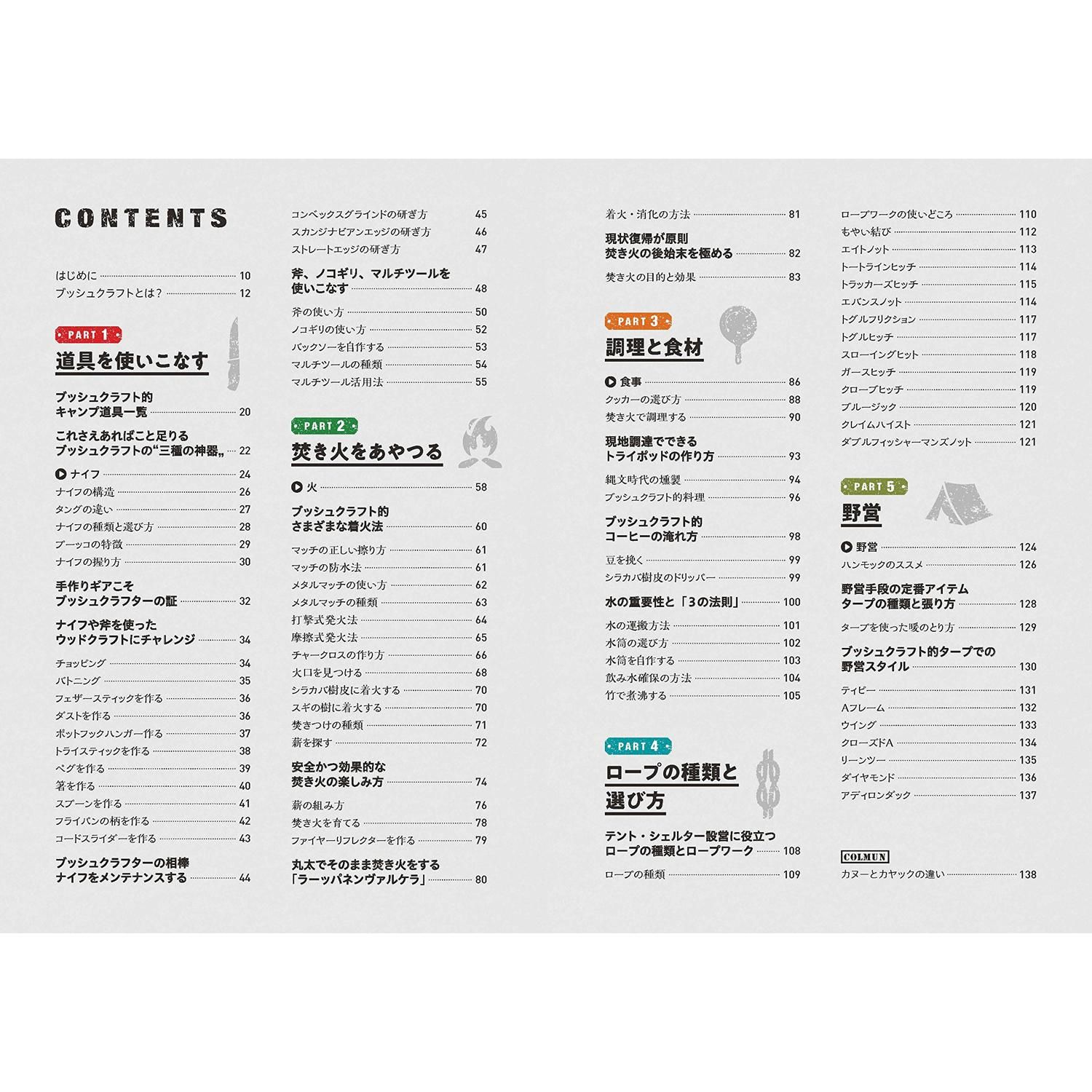 ブッシュクラフト入門 (書籍) - ブッシュクラフト.jp｜180日製品保証の