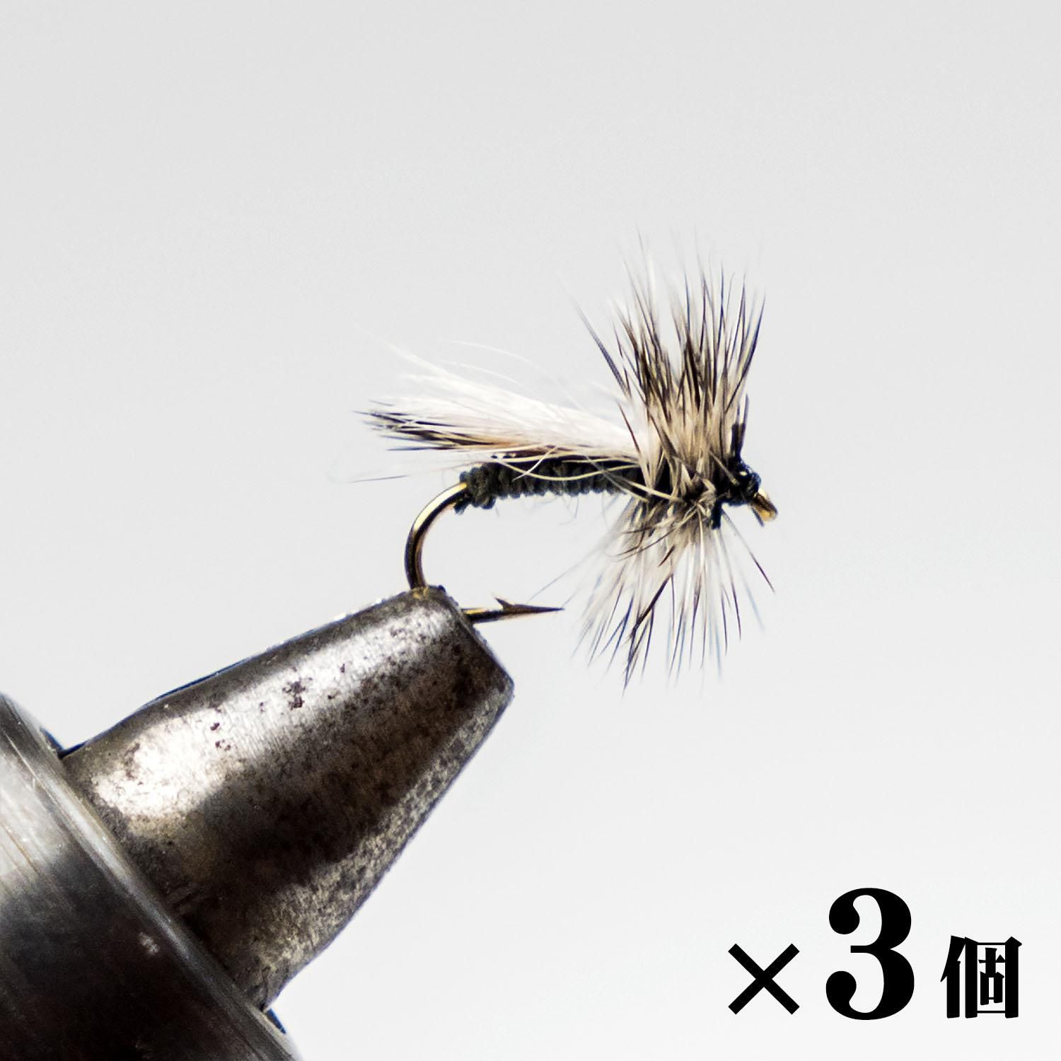 BushCraftInc. ミッジフライ CDCミッジアダルト グリズリー×3 (D-6)