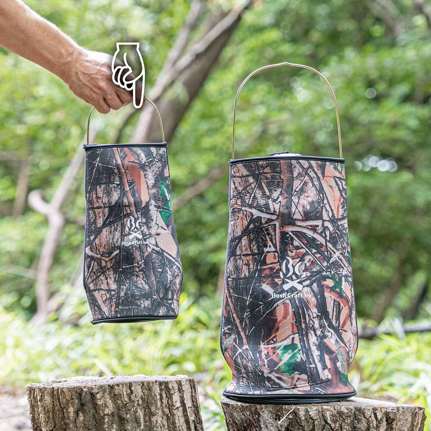 USED】ajigomi camp gear ランタンプロテクトカバー 迷彩