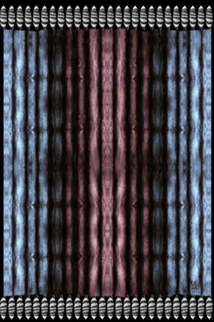 カシミア大判ストール XL長方形 アニマル柄Tail Deer Black/Burgundy/Blue 残り2枚