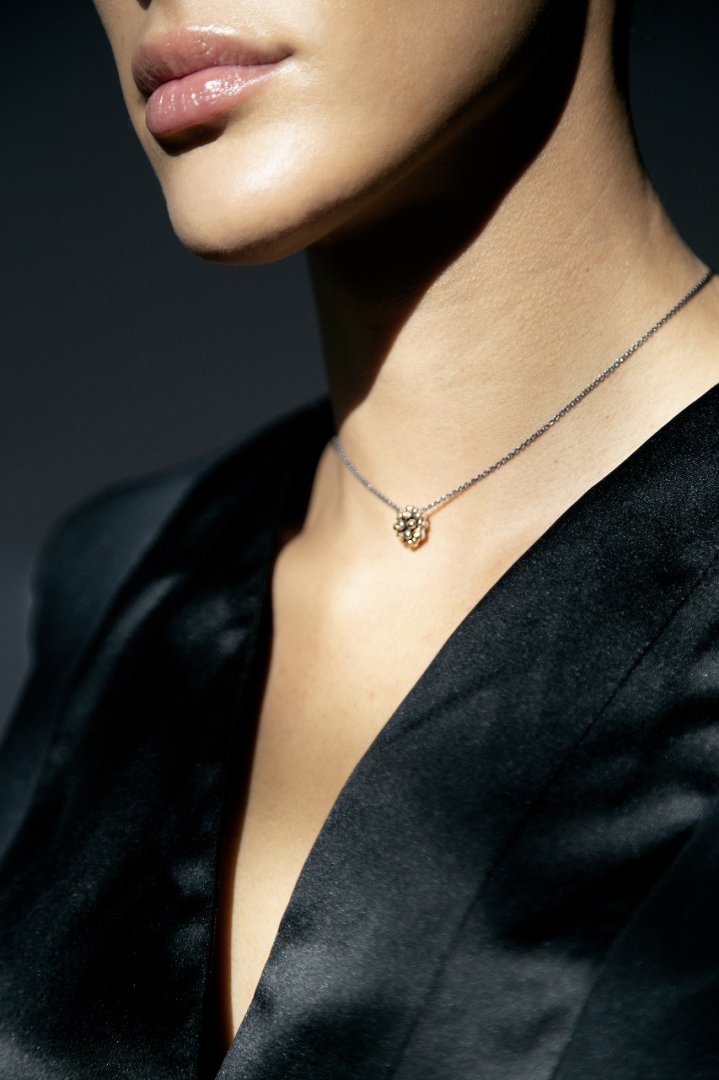 Daniela de Marchiダニエラデマルキ Diamond Pendant Necklace (ネックレス）[CL2907 AGBR/BZBR]Silver&Bronze 