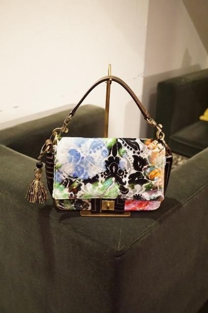 JOJO Box(Handbag) クリスチャンラクロワBlack Multi/最高級生地 限定1点物