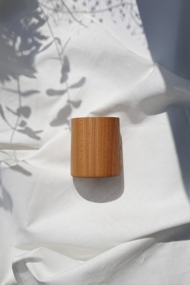 ʹ SAIBI Collection Wooden Cup M Plain