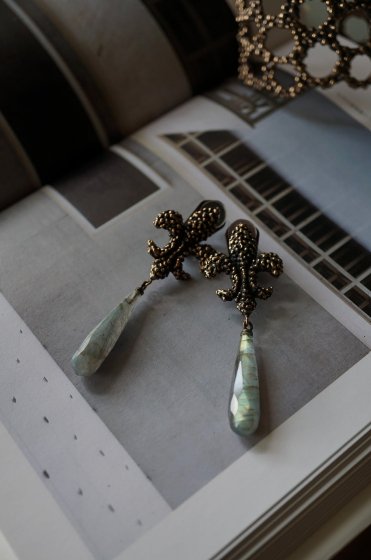  Ricordi di Viaggio Collection Earrings(イヤリング)OR1306 BZBR Labradorite *廃番商品