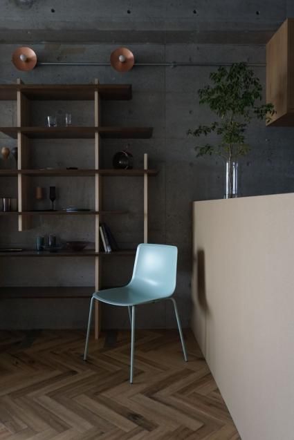 Fredericia Pato 4 leg chair / base : Ocean col