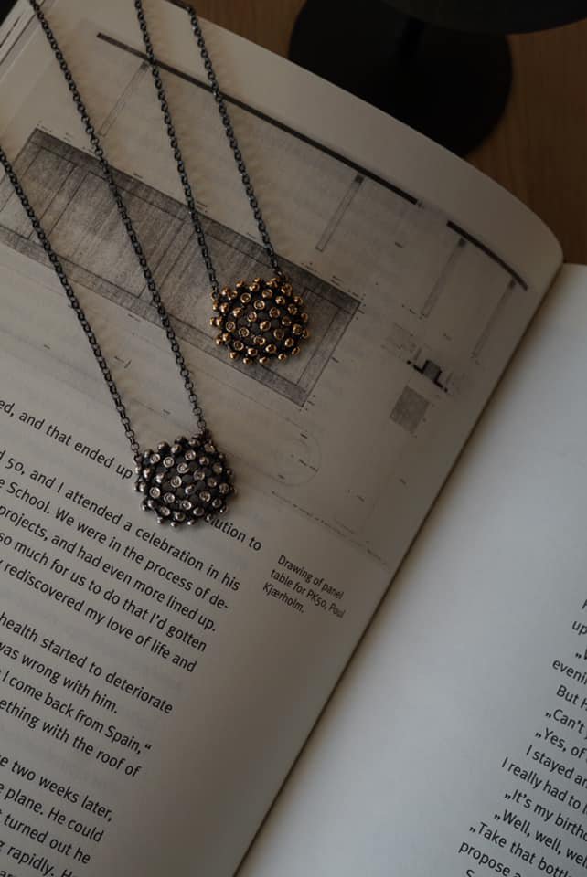 Diamond Pendant Necklace (ネックレス）[CL2902 AGBR]シルバーブラック オーダー商品