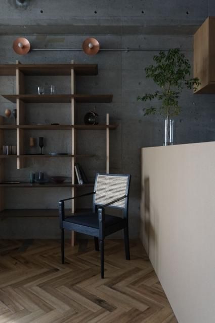 WOHLHUTTE(ヴォールヒュッテ) Tou arm chair Black