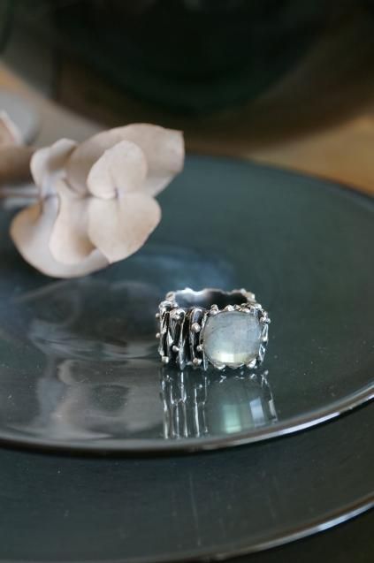 Rock Ring (リング)[AN343 AGBR Labradorite