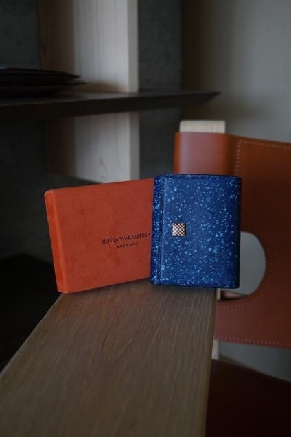 【期間限定販売】JUNYA WARASHINA(ジュンヤ ワラシナ) Wallet(3つ折り) Eami BLUE