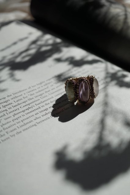 ZEN collection Ring（リング）[AN158 OTVIO Amesist/Labradorite/Rosa.Q］*廃番商品