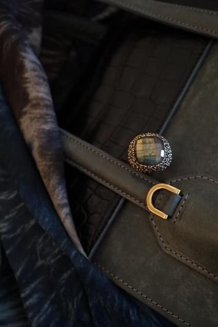 Segreti Ring(リング) AN144 BZBR Labradorite Freesize