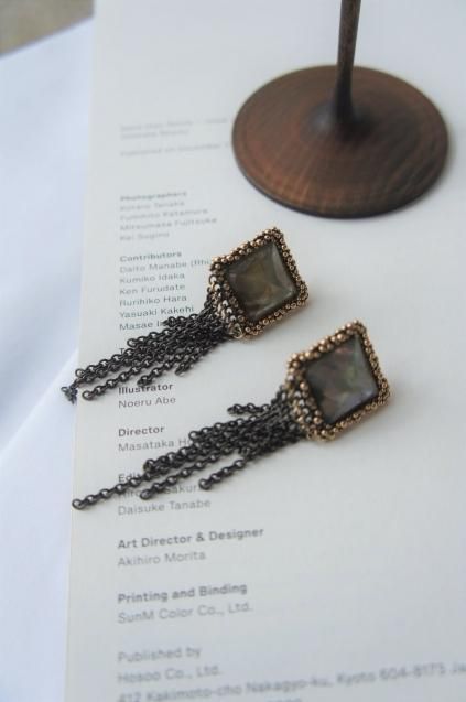 Daniela de Marchi Gatsby Collection Earrings (イヤリング) OR1362 BZBR Labradorite