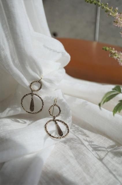 Daniela de Marchi Charlotte Collection Pieces (ピアス) OR1322 OTBR Smoky.Q
