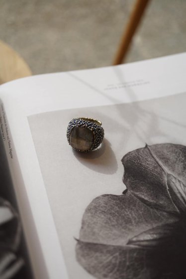 Daniela de Marchi(˥ǥޥ륭)Segreti Collection Ring() AN144 OMI Labradorite FreeSize