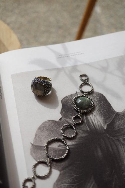 Daniela de Marchi(˥ǥޥ륭)Segreti Collection Ring() AN144 OMI Labradorite FreeSize