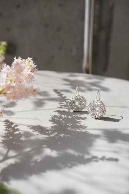 Daniela de MarchiダニエラデマルキGeos Collection Pieces(ピアス)OR1356 ACH(WhiteSilver)