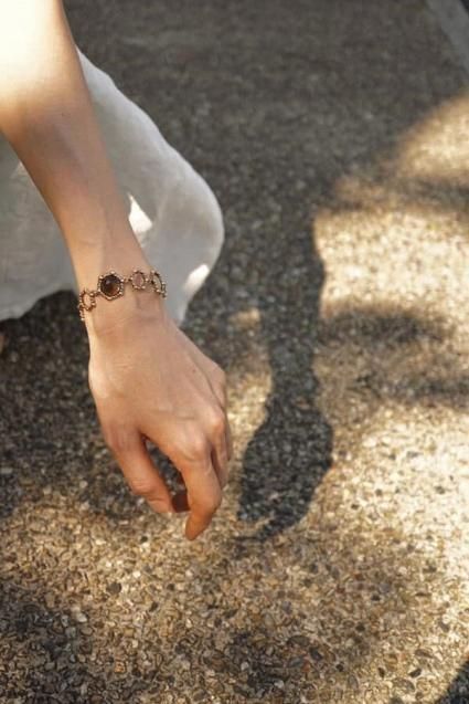 Daniela de MarchiダニエラデマルキHoney Collection Bracelet with Stone(ブレスレット)BR 3112 OTBR Smoky.Q