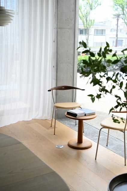 PP mobler Hans J Wegner(ハンスJウェグナー) pp701 Minimalchair Walnut/ Oil 座面Sahara