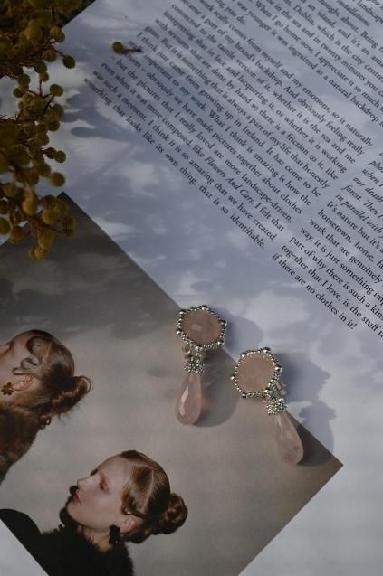 Daniela de MarchiダニエラデマルキHoney Collection Earrings (イヤリング) OR1336 ACH(WhiteSilver) Rosa.Q