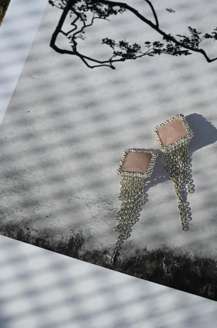 Daniela de Marchi Gatsby Collection Earrings (イヤリング) OR1362 ACH(WhiteSilver) Rosa.Q