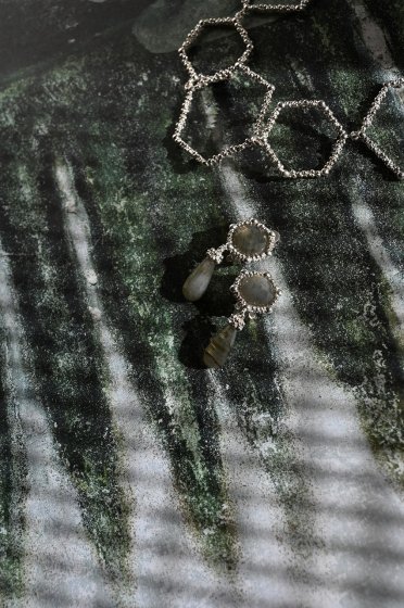 Daniela de Marchi˥ǥޥ륭Honey Collection Earrings () OR1336 ACH(WhiteSilver) Labradorite