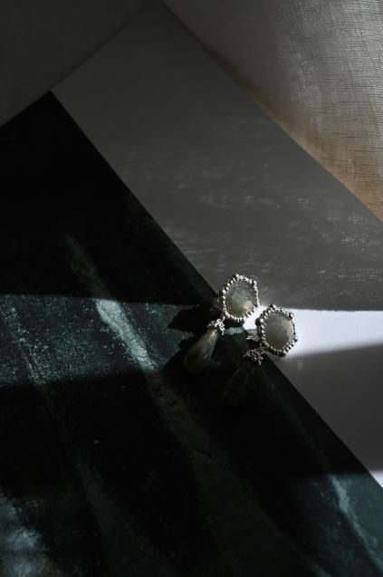 Daniela de MarchiダニエラデマルキHoney Collection Earrings (イヤリング) OR1336 ACH(WhiteSilver) Labradorite
