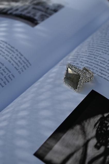 Daniela de Marchi Gatsby Collection Ring (リング) AN200 ACH(WhiteSilver)Labradorite Freesize