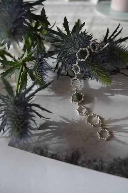 Daniela de Marchi Honey Collection Bracelet with Stone(ブレスレット)BR 3112 ACH(whitesilver)Labradorite