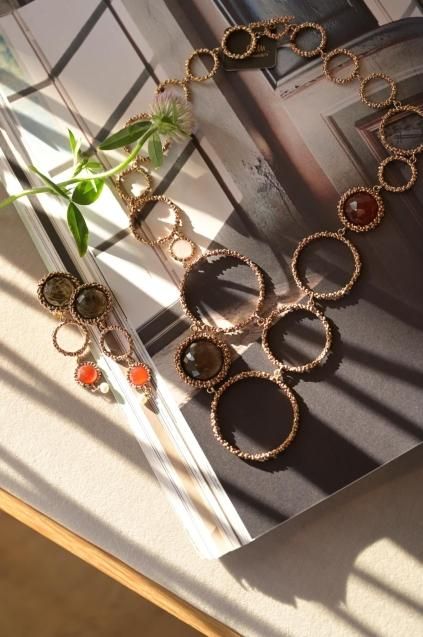 Daniela de Marchi Contamination Necklace(ネックレス)[CL 5466 OTRA/Smoky.Q/Corniola/Rosa.Q