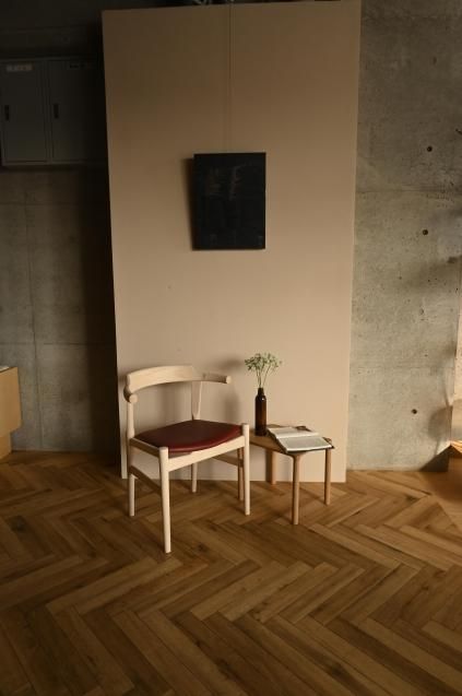 PP mobler Hans J WegnerハンスJウェグナーpp58 thelastdiningchairダイニングチェアAshSoap Red