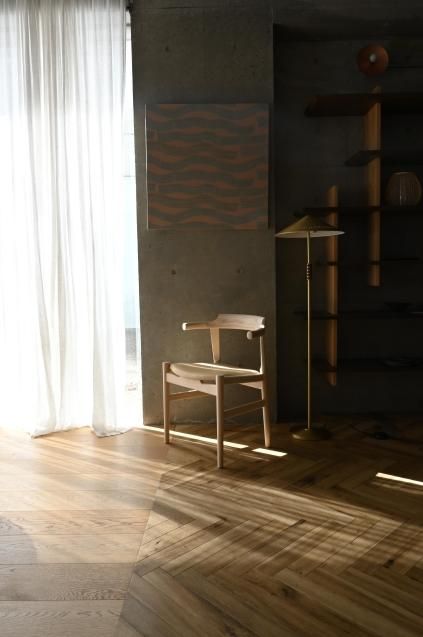 PP mobler Hans J WegnerハンスJウェグナーpp58 thelastdiningchairダイニングチェアAshSoapSahara