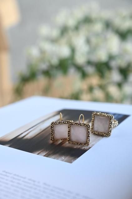 Daniela de Marchiダニエラデマルキ Gatsby Collection Pieces (ピアス) OR1363 OTVIO Rosa