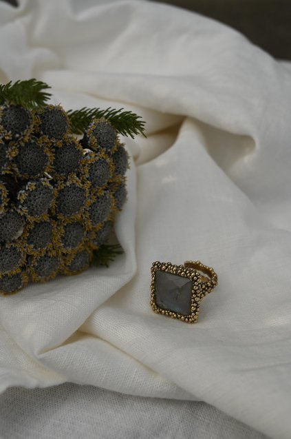 Daniela de Marchiダニエラデマルキ Gatsby Collection Ring (リング) AN200  OTBR Labradorite Freesize