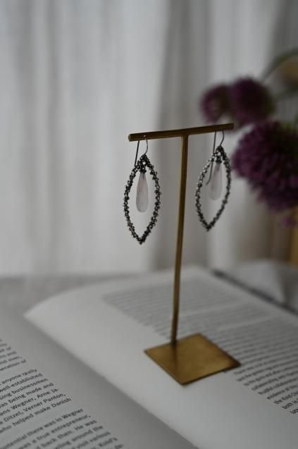 Daniela de Marchi Leaf Shape Pieces(ピアス)【OR1395 AGBR PinkQ】 SUCCESSO
