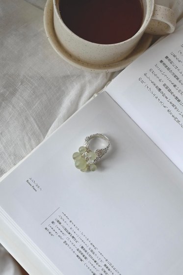 Danieladeamarchi˥ǥޥ륭  Cosmo Collection Ring ()[AN207 ACH(whitesilver) New jadeFreesizeFEBE