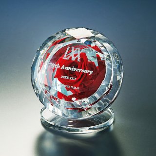 光学ガラス製フラワーオーナメント　JP-W72-03