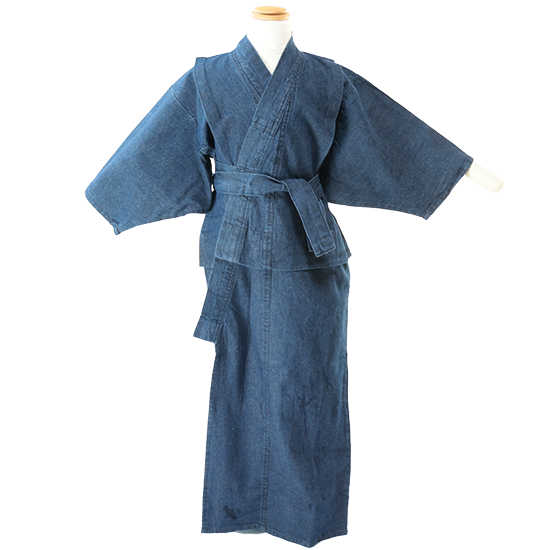 デニム着物・キッズ インディゴ(濃紺) 120・130 - 大正13年創業・田巻屋 オフィシャルオンラインショップ