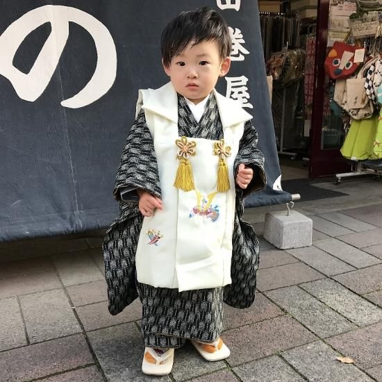 お祝着 三歳男の子 被布セット 肩揚げ 腰揚げ 送料無料 大正13年創業 田巻屋 オフィシャルオンラインショップ