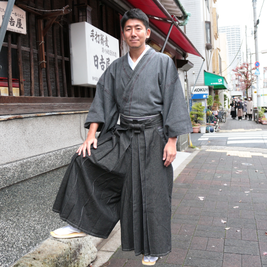 感染対策 馬乗り袴と浴衣のセット - その他