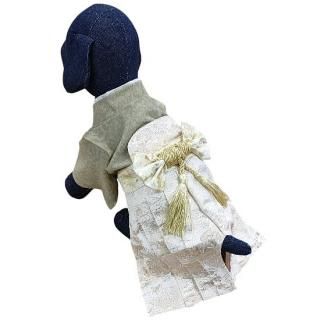 <img class='new_mark_img1' src='https://img.shop-pro.jp/img/new/icons13.gif' style='border:none;display:inline;margin:0px;padding:0px;width:auto;' />【愛犬・愛猫用】　袴　 白茶×流水